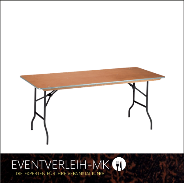 Bankett-Tisch eckig - FÜR 6 PERSONEN